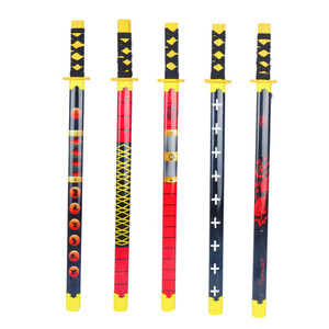 Épée de samouraï en bois pour enfants, 55 cm, style japonais - Product Image 3