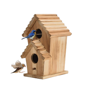 Casa de pájaros de madera de gran venta, jaulas de pájaros de alta calidad para decoración de hogar y jardín, casa de mascotas y animales - Product Image 4