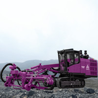 Equipo de Perforación de Roca Dura con Martillo Superior, Máquina Perforadora de Minería sobre Orugas