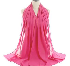 Écharpes de haute qualité, châles doux, grande taille, foulards musulmans, hijabs unis en mousseline, écharpes de mode - Product Image 3