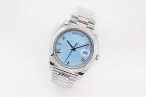 Reloj Automático Mecánico de Lujo con Correa de Acero Inoxidable, Esfera de 40 mm, Resistente al Agua 20 m, Función de Calendario - Product Image 2