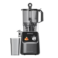 Extracteur de jus d'orange à froid HGM 5,32 pouces, 1,2 L, en acier inoxydable, avec moteur DC, pour la maison, la cuisine et le commerce, OEM