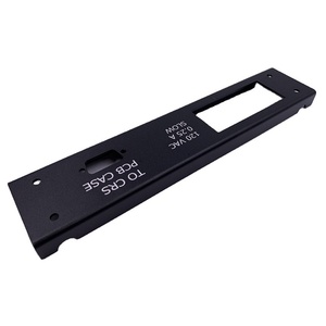 Servicio de Mecanizado CNC Personalizado, Panel de Equipo de Aleación de Aluminio Anodizado en Negro y Piezas de Carcasa Electrónica - Product Image 4