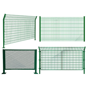 Paneles de Cercas Metálicas de Acero Galvanizado Personalizados para Jardín, Revestimiento de PVC para Exteriores, Curvado en V, Malla de Alambre Soldada Curvada en 3D - Product Image 1