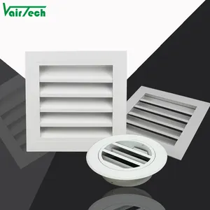 weather-proof louver external fresh air vent grilles