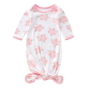 Ensemble de vêtements de nuit une pièce pour bébé nouveau-né sac de couchage tricoté emmaillotage anti-sursaut avec chapeau - Product Image 4