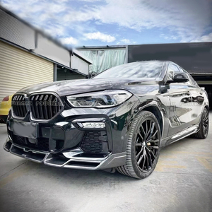 กระโปรงข้างแบบยืดได้สำหรับ BMW X6 G06 lci ผ้าคาร์บอนไฟเบอร์แบบใหม่ - Product Image 6