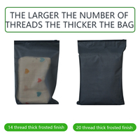 Sacs en plastique transparents refermables personnalisés en gros, sacs à fermeture éclair noirs mats pour perruques, sacs à fermeture éclair pour vêtements, sacs en polyéthylène avec logo imprimé