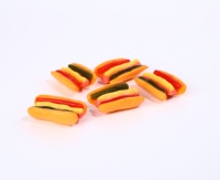 Bonbons gélifiés personnalisés Candy Party 3 en 1 aux saveurs de fruits variés, en forme de frites, hot-dogs, œufs et crème glacée