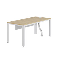 Meilleur bureau de direction moderne avec base en acier, durable, nouveau mobilier de poste de travail industriel, design minimaliste
