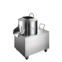 Nuevo tipo de máquina de lavado y pelado de batatas automática Vertical comercial mejor rendimiento buen precio