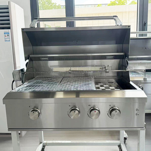 Parrilla de barbacoa de gas propano de 3 quemadores infrarrojos, herramientas de barbacoa de última tecnología disponibles con carrito - Product Image 6