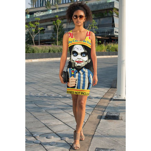 Vestido Sublimado con Corte y Costura para Chicos Góticos - Product Image 1