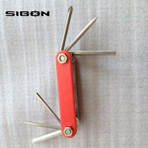 SIBON B0810104 Juego de Herramientas Universal para <span class=keywords><strong>Bicicleta</strong></span> de 17 Piezas, Kit de Reparación de Bicicletas con Caja <span class=keywords><strong>BMC</strong></span> - Product Image 4