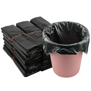 Bolsas de basura de cocina de 13 galones respetuosas con el medio ambiente personalizadas Impresión offset de PE vegano fuerte y alta empaquetada MOQ 100PCs - Product Image 1