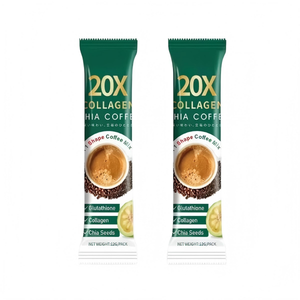 Caffè Detox Dimagrante al Collagene 20X con Chia e Gusto Cioccolato, Miscela 11 in 1, 120g, 10 Bustine, OEM di Alta Qualità, Direttamente dalla Fabbrica - Product Image 5