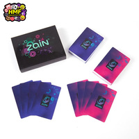 Jeu de cartes à jouer imprimées sur mesure, format poker, qualité casino, fournitures de jeu de cartes, vente en gros