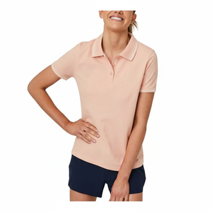 New Trending High Quality <b>Women</b> <b>Polo</b> <b>Shirts</b> Beige Color Cotton Best Fabric <b>Polo</b> T <b>shirts</b> for Woman Comfortable Reasonable Price - Product Image 1