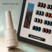 Suuseegel Luxury Dark Tone Dynamic Island 10 Couleurs Cat Eye Gel Polish Set 15ml Teal Burgundy Magnetic Nail Gel