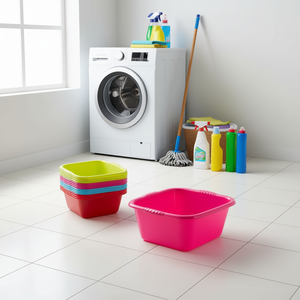 Square Plastic Basin 25L For Storage And Cleaning Tasks - Product Image 2