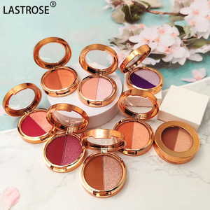 Cao sắc tố bột kết cấu 2 màu sắc <span class=keywords><strong>Eyeshadow</strong></span> <span class=keywords><strong>Palette</strong></span> lấp lánh kim loại vàng <span class=keywords><strong>Bronze</strong></span> Champagne ánh sáng lung linh Matte <span class=keywords><strong>Eyeshadow</strong></span> - Product Image 1