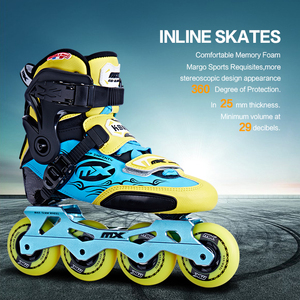 Patines en Línea <span class=keywords><strong>Margo</strong></span> Freestyle KS600, Duraderos y a la Moda, Color Azul Polvo, Entresuela de EVA, Chasis de Metal, Rodamientos SLALOM PRO, Ruedas de PU - Product Image 5