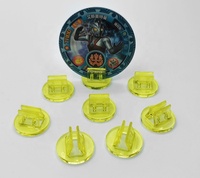 Leshiny 20mm Transparent Rond Carte Base Accessoires Carte Clip Carte Papier Carte Fixe Accessoires Enfants Jeu de Société Jouets Usine d