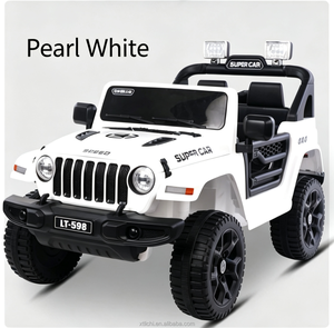 Camioneta Todoterreno Eléctrica para Niños, Color Verde Militar, 12V, con Control Remoto por Aplicación, Motor 380, Asa Portátil, Diseño Elegante - Product Image 3