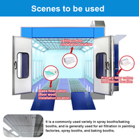 OEM coton filtre ignifuge personnalisé à efficacité moyenne coton plafond ignifuge pour salle de peinture de haute qualité