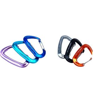 Mousqueton de type D pour extérieur, en aluminium 7075, avec verrouillage de sécurité à dégagement rapide, pour sac à dos, hamac, bâche, capacité de charge 12KN - Product Image 5