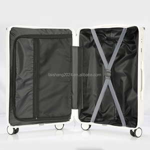 Vali du lịch hành lý nhỏ 20 inch Vali thêm bánh xe lớn bộ hành lý 3 mảnh màu xanh ngọc lục bảo - Product Image 5