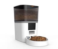 Comedero Automático para Mascotas con Control Remoto por Aplicación Tuya, Dispensador de Comida Seca para Perros y Gatos de 6L, Dispensador Inteligente de Comida para Mascotas con Wifi