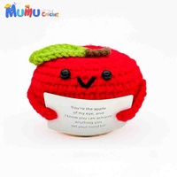 Jouet en peluche en crochet fait main, amigurumi tricoté, animal en peluche, décoration de bureau mignonne, cadeau d'anniversaire pour enfants, vente en gros personnalisée