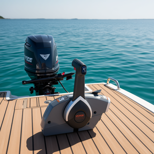 Caja de control de aceleración Vevor 5006180, control remoto lateral para fueraborda con interruptor de trimado eléctrico para uso marino en embarcaciones. - Product Image 2