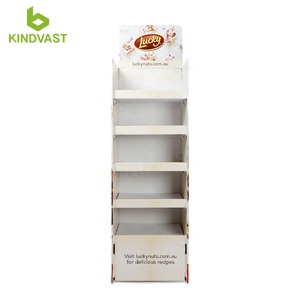 Espositore personalizzato Pop cartone cartone, espositore da pavimento in cartone ondulato - Product Image 1
