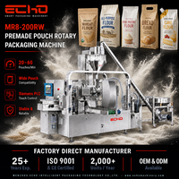 Mesin Pengemas Otomatis ECHO Premade Bag untuk Tepung Terigu 1kg 2kg hingga 5kg 50g 100g 500g