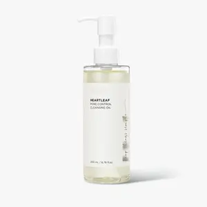 뉴 Anuaa 하트리프 모공 컨트롤 한국 클렌징 오일 6.76 floz (200ml) 딥 클렌징 천연 얼굴 메이크업 제거 오일