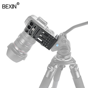 แผ่นยึดกล้องแบบปลดเร็ว BEXIN ทำจากอลูมิเนียมอัลลอยด์ สำหรับขาตั้งกล้อง ใช้กับกล้อง DSLR สำหรับถ่ายวิดีโอและถ่ายภาพแนวตั้ง - Product Image 3