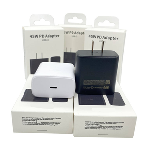 <span class=keywords><strong>Cargador</strong></span> de Pared con Adaptador Europeo, Cable <span class=keywords><strong>Tipo</strong></span> <span class=keywords><strong>C</strong></span> y <span class=keywords><strong>Cargador</strong></span> USB de Carga Rápida, <span class=keywords><strong>Precio</strong></span> al por Mayor <span class=keywords><strong>Original</strong></span>, 45W PD para Samsung Plegable ABS - Product Image 2