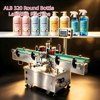 Étiqueteuse automatique pour cosmétiques, machine d'étiquetage pour bouteilles rondes, pour bouteilles de nourriture et de boissons, contrôle par écran tactile, applicateur personnalisé