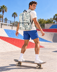 Custom Printing Pattern Polyester <b>Backpack</b> <b>Medium</b> Fashion Zipper Closure Daily Use Shoulder Handle Low MOQ for Sport School Life - Product Image 2