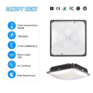 Lumière LED pour parking 160LM/W IP65 – Éclairage extérieur à économie d'énergie pour entrepôts et bureaux - Product Image 2