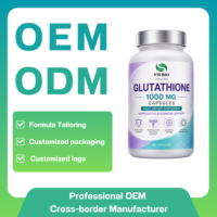 Capsules de Glutathion 1000mg Marque Blanche ODM – Antioxydant, Défense Cellulaire, Cognitif et Reproductif – Complément Adulte