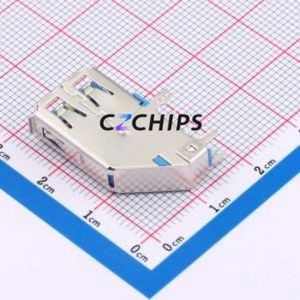 USB30-05-T3-BL USB Connector Through hole Component (THT) Connector Type-A Female Side Insert - Product Image 2