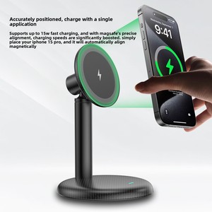 Nuevo <span class=keywords><strong>Cargador</strong></span> Inalámbrico Magnético <span class=keywords><strong>para</strong></span> Smartphones con Carga Rápida de 15W, Compatible con iPhone 14/15/16/17 Modelo V26 Privado - Product Image 3