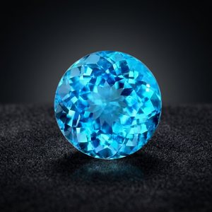 Alta calidad 1mm corte brillante Natural para Topacio Azul suizo facetado piedra preciosa suelta precio de fábrica al por mayor IGI por pieza - Product Image 4