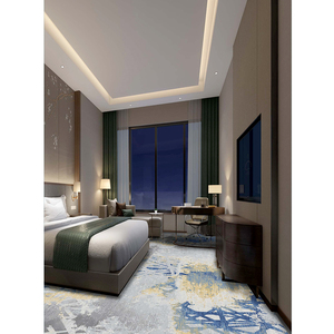 พรมขนสั้นสีน้ำเงินรอยัล เนื้อสัมผัสหรูหรา สำหรับห้องผู้บริหารโรงแรมระดับ 5 ดาว ทนทานและมีสไตล์ - Product Image 3