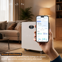 Sistema de Almacenamiento de Energía Doméstico Todo en Uno JGJN HB8k 8KW 16KWh LiFePO4 con Supresión de Incendios por Aerosol, Doble MPPT, IP65, Portátil