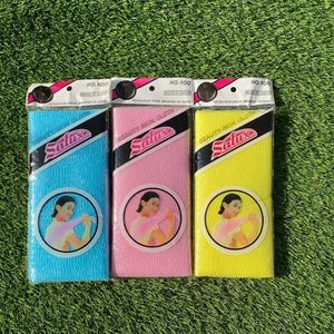 Serviette de bain et gant exfoliant 60 % nylon + 40 % polyester pour le gommage corporel et les soins de la peau – Fabriqué en Chine - Product Image 1