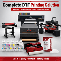 Imprimante DTF industrielle à 8 têtes, 80 cm, haute vitesse, 13 couleurs, machine d'impression textile avec têtes d'impression I3200 et carte Hoson